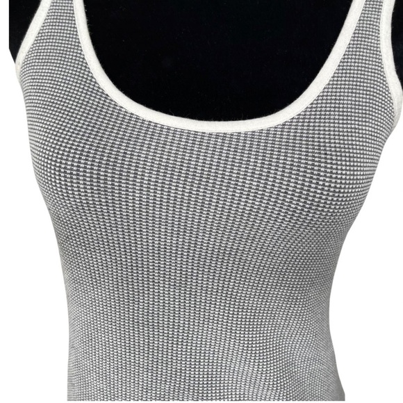 & Other Stories Gray Cotton Tank Side Hole - Picture 3 of 6